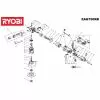 Ryobi EAG750RS Spare Parts List Type: 5133000543